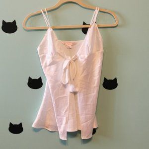 Victoria's Secret Silk Wedding Bridal Lingerie White XS